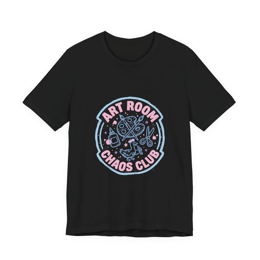 Art Chaos Pastel Tee | Abstract Paint Splatter T-Shirt