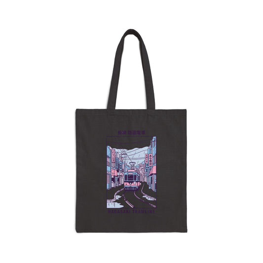 Nagasaki Pastel Illustration Tote Bag | Cute Japanese City Design