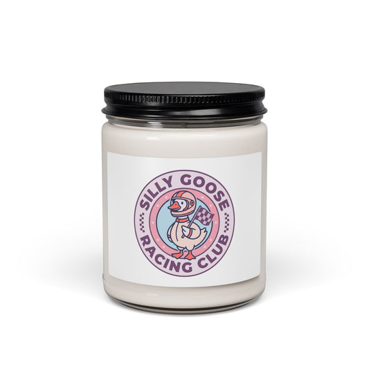 Silly Goose Racing Club Scented Soy Candle, 9oz