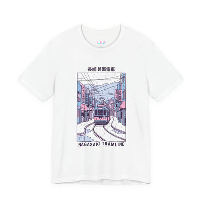 Cute Nagasaki Graphic T-Shirt | Japanese City Illustration