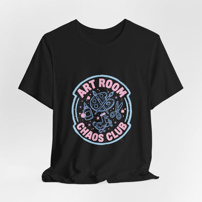 Art Chaos Pastel Tee | Abstract Paint Splatter T-Shirt