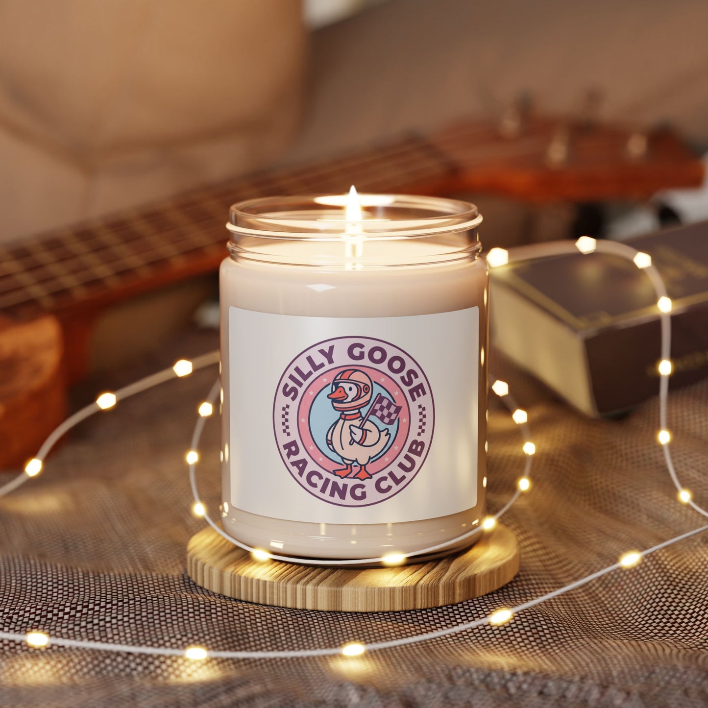 Silly Goose Racing Club Scented Soy Candle, 9oz