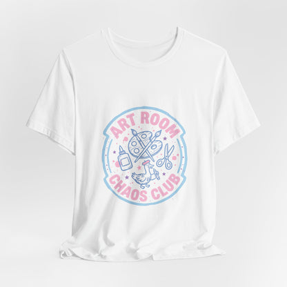 Art Chaos Pastel Tee | Abstract Paint Splatter T-Shirt