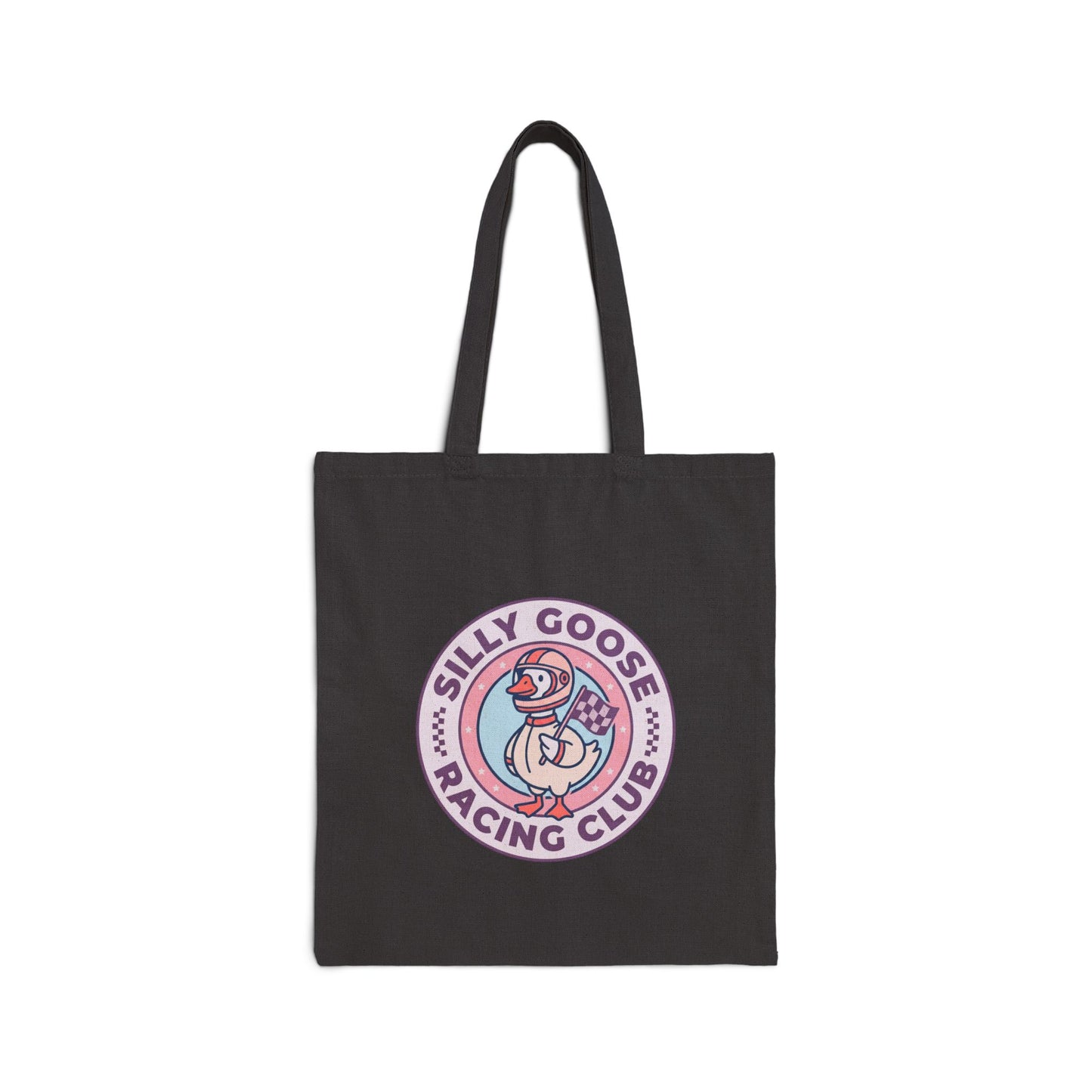Cute Silly Goose Racing Gear Tote Bag