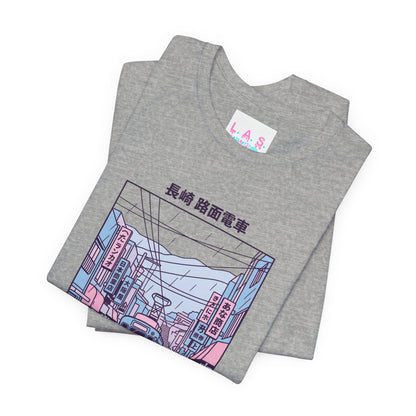 Cute Nagasaki Graphic T-Shirt | Japanese City Illustration