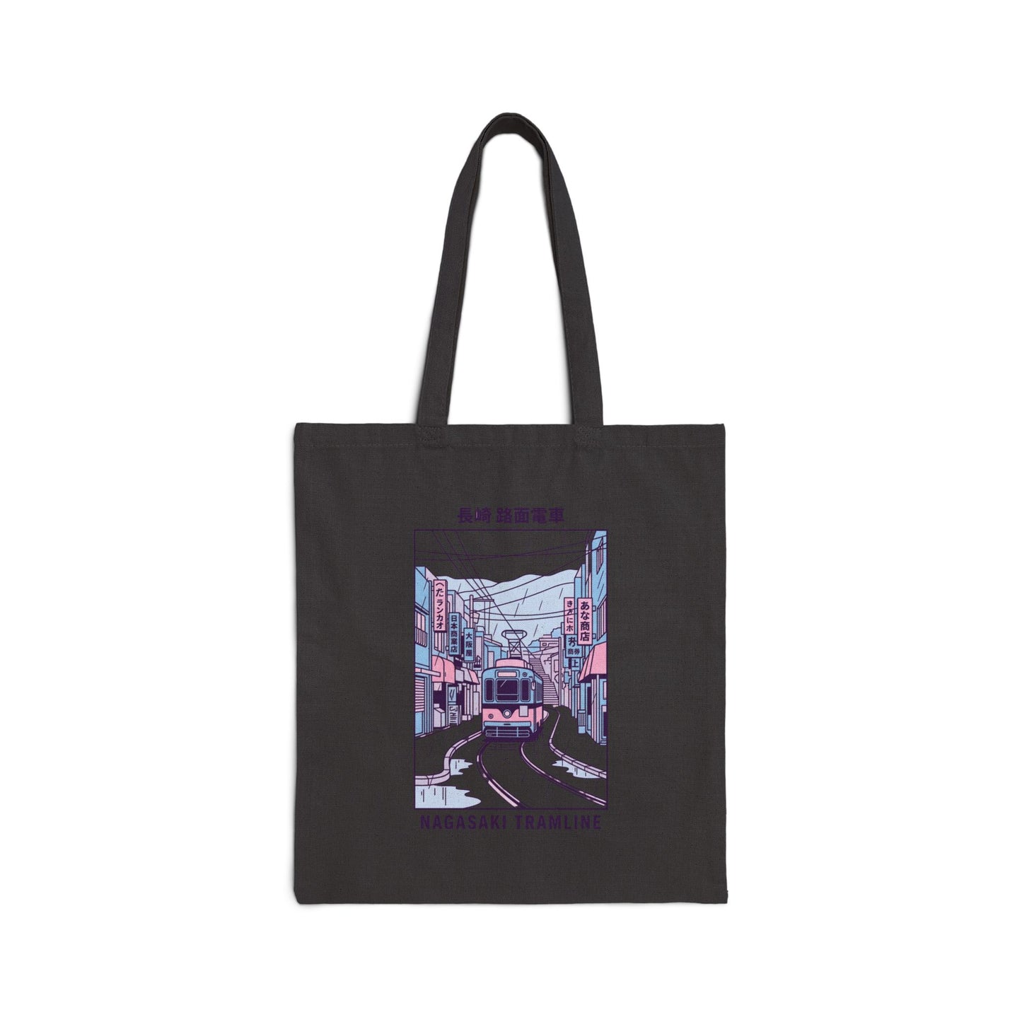 Nagasaki Pastel Illustration Tote Bag | Cute Japanese City Design