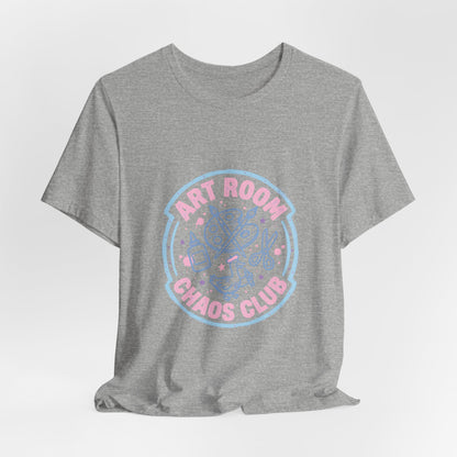 Art Chaos Pastel Tee | Abstract Paint Splatter T-Shirt