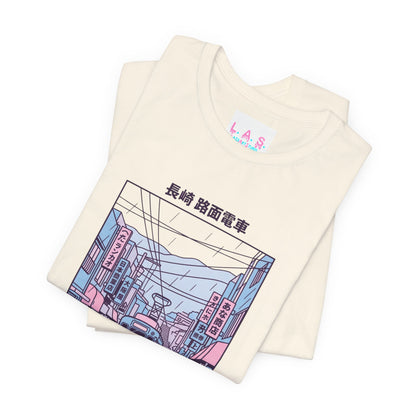 Cute Nagasaki Graphic T-Shirt | Japanese City Illustration