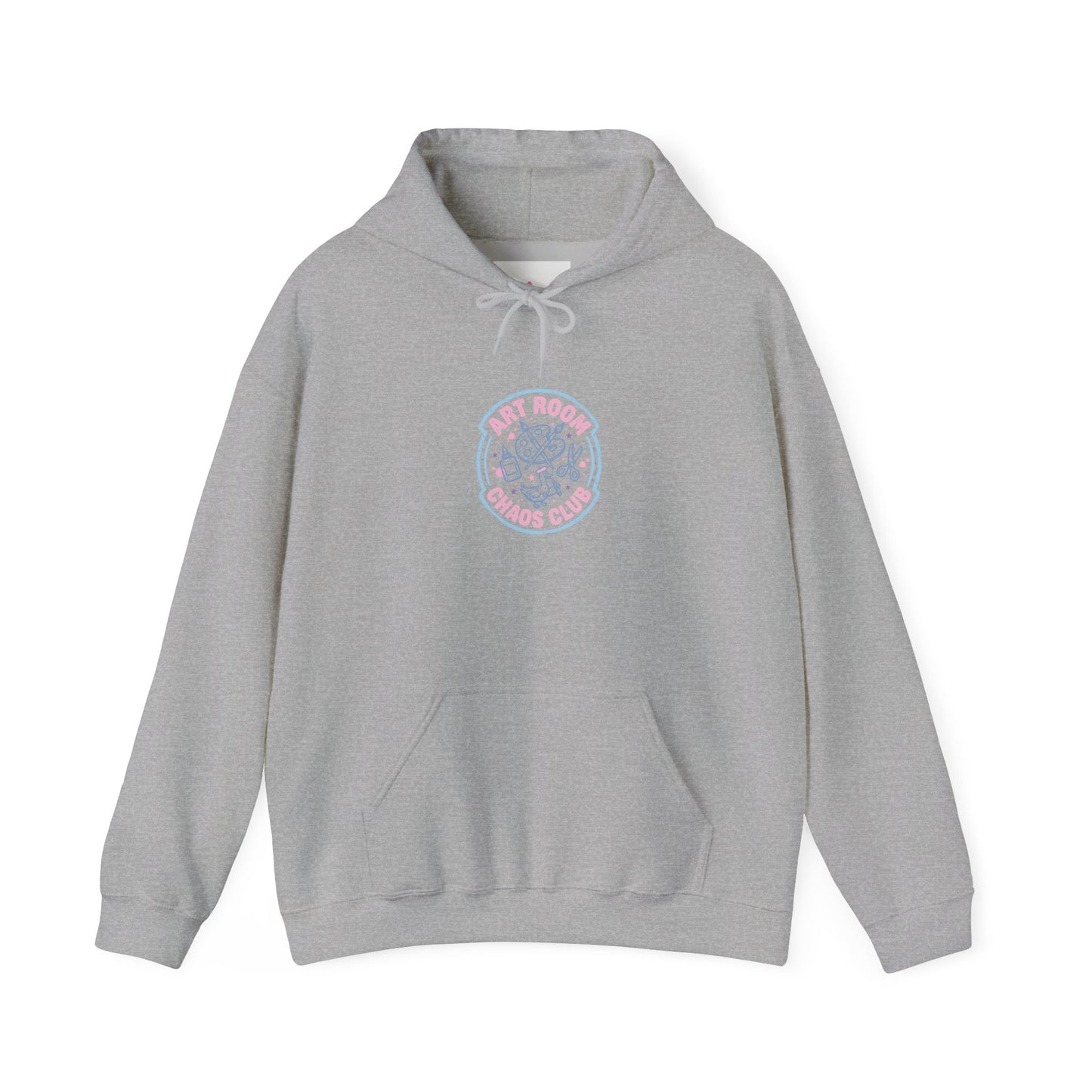 Art Chaos Goose Hoodie | Pastel Illustration, Whimsical Bird Design