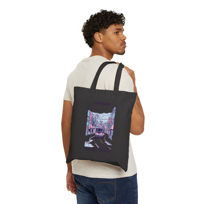 Nagasaki Pastel Illustration Tote Bag | Cute Japanese City Design