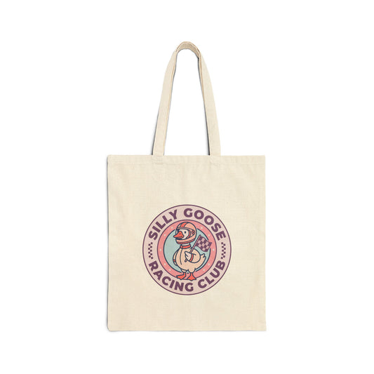 Cute Silly Goose Racing Gear Tote Bag