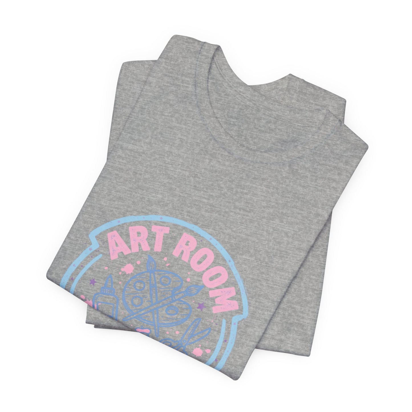 Art Chaos Pastel Tee | Abstract Paint Splatter T-Shirt