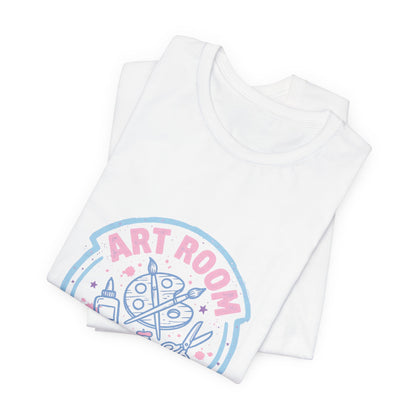 Art Chaos Pastel Tee | Abstract Paint Splatter T-Shirt