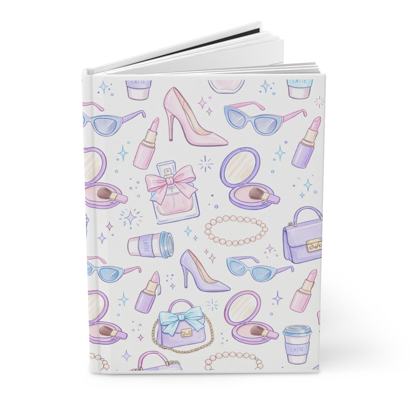 Cute Fashion Illustration Hardcover Journal | Matte Cover