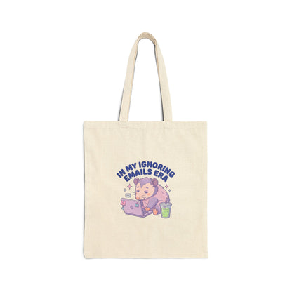 Cute Pastel Possum Laptop Canvas Tote Bag