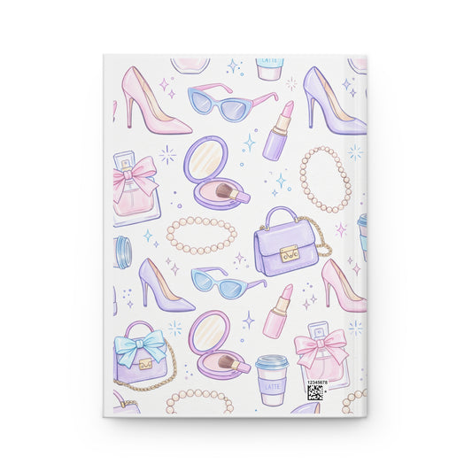 Cute Fashion Illustration Hardcover Journal | Matte Cover