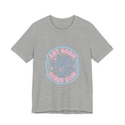 Art Chaos Pastel Tee | Abstract Paint Splatter T-Shirt