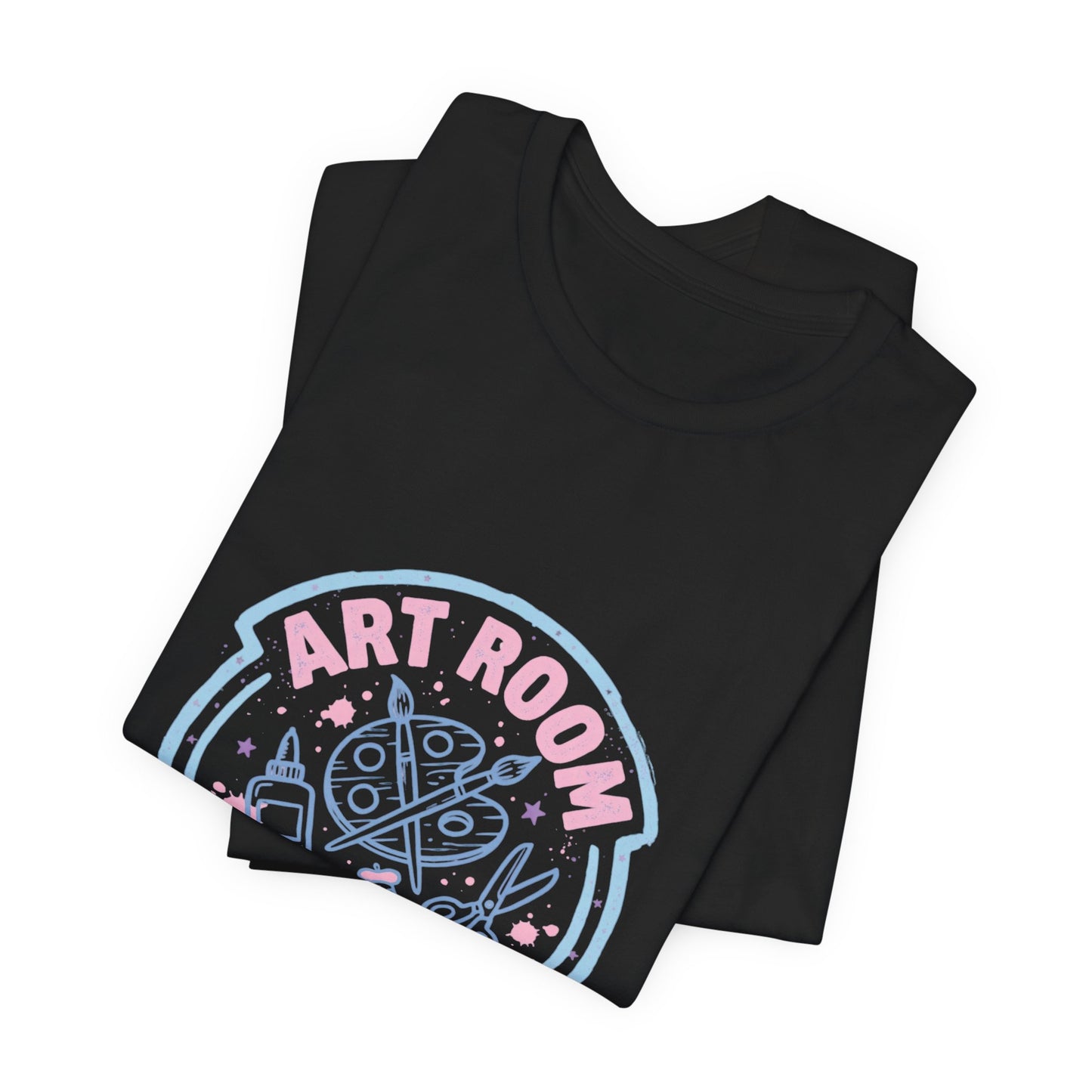 Art Chaos Pastel Tee | Abstract Paint Splatter T-Shirt