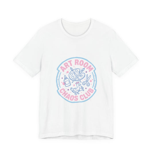 Art Chaos Pastel Tee | Abstract Paint Splatter T-Shirt