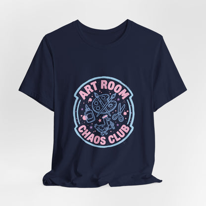 Art Chaos Pastel Tee | Abstract Paint Splatter T-Shirt