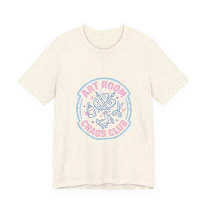 Art Chaos Pastel Tee | Abstract Paint Splatter T-Shirt